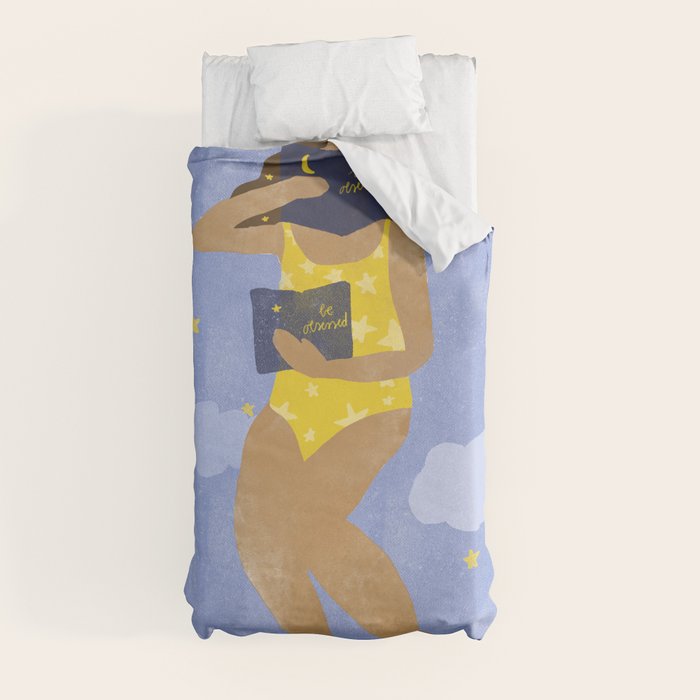 "Be Obsessed" inspired by Kat Schneider, Ritual Duvet Cover