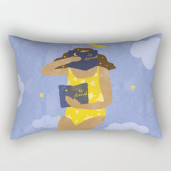 "Be Obsessed" inspired by Kat Schneider, Ritual Rectangular Pillow