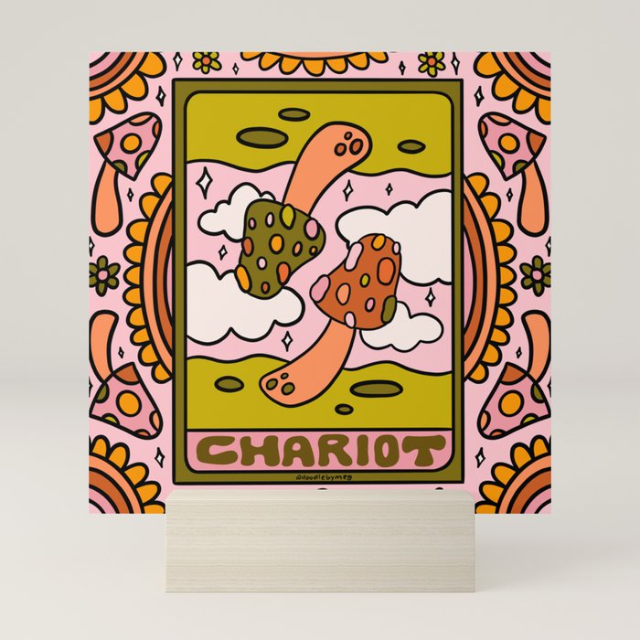 7. Chariot Mushroom Mini Art Print