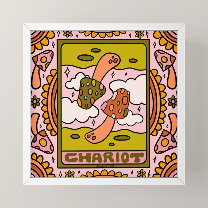 7. Chariot Mushroom Mini Art Print