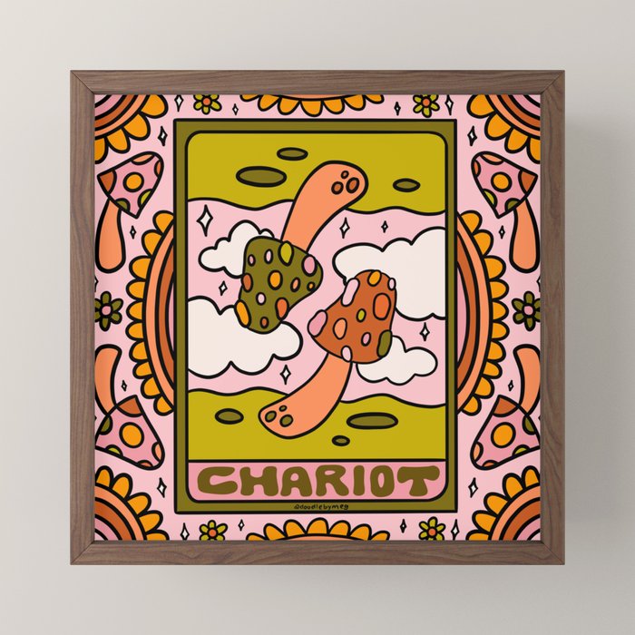 7. Chariot Mushroom Mini Art Print