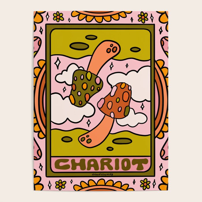 7. Chariot Mushroom Poster