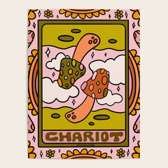 7. Chariot Mushroom Poster