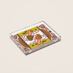 7. Chariot Mushroom Acrylic Tray