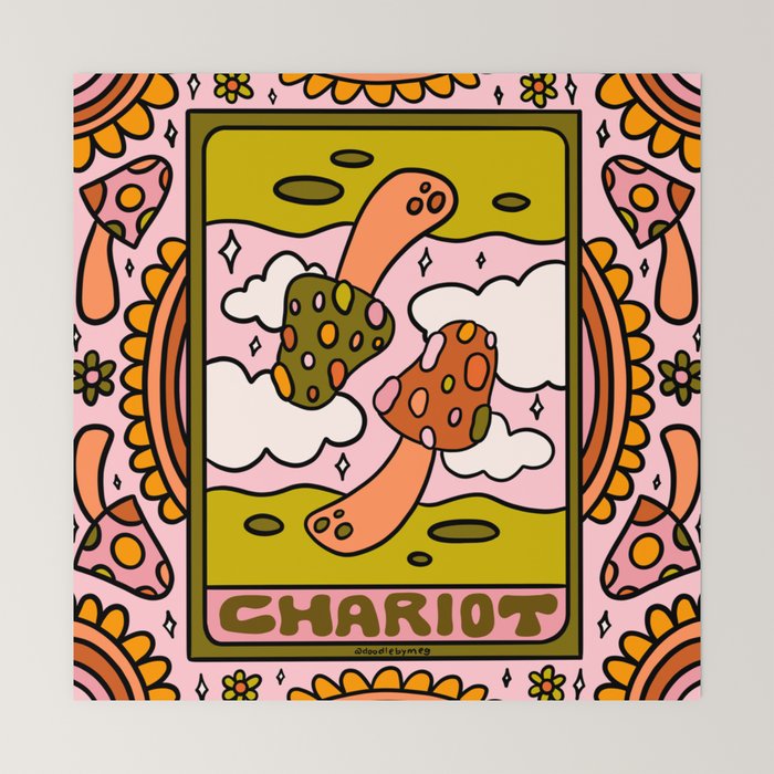 7. Chariot Mushroom Mini Art Print