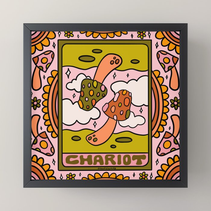 7. Chariot Mushroom Mini Art Print