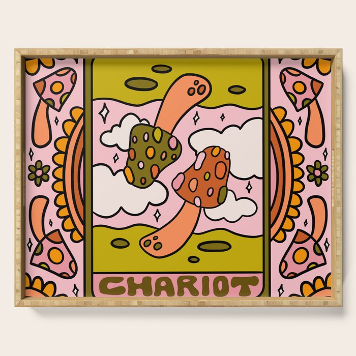 7. Chariot Mushroom Serving Tray