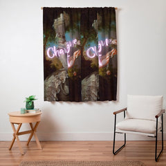 Champagne Diet' Marie Antoinette  Window Curtain