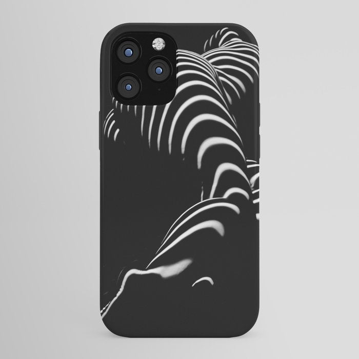 0774-AR BBW Sensual Legs Hips and Ass of a Large Woman Big Beautiful Art Nude Black and White iPhone Case