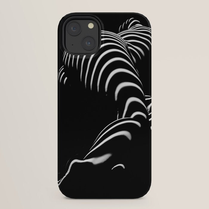 0774-AR BBW Sensual Legs Hips and Ass of a Large Woman Big Beautiful Art Nude Black and White iPhone Case