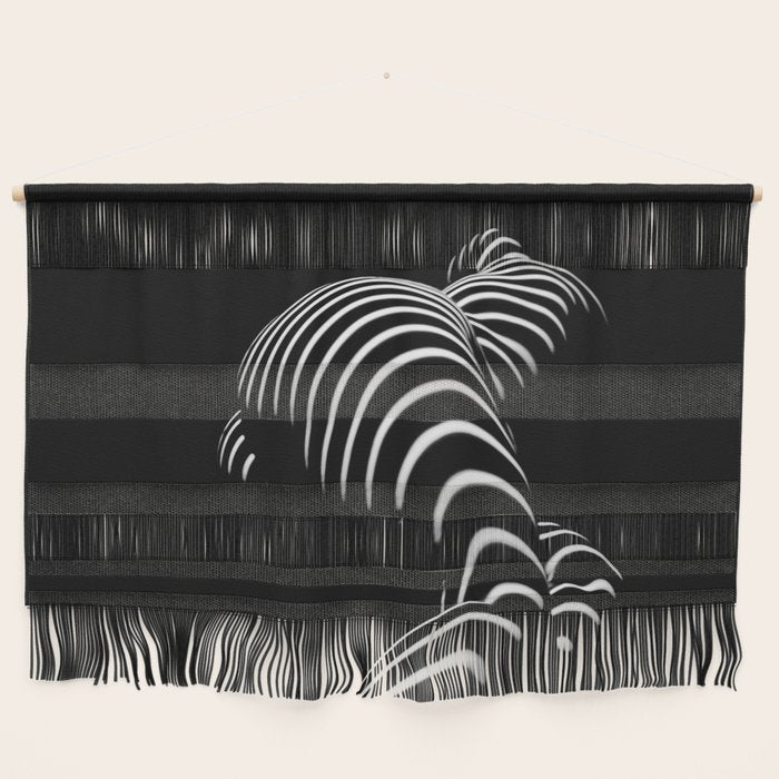 0774-AR BBW Sensual Legs Hips and Ass of a Large Woman Big Beautiful Art Nude Black and White Wall Hanging