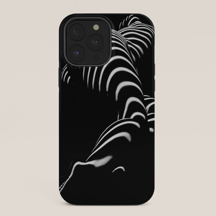 0774-AR BBW Sensual Legs Hips and Ass of a Large Woman Big Beautiful Art Nude Black and White iPhone Case