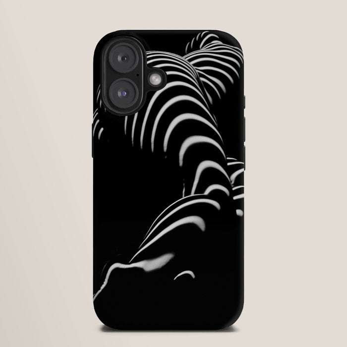 0774-AR BBW Sensual Legs Hips and Ass of a Large Woman Big Beautiful Art Nude Black and White iPhone Case