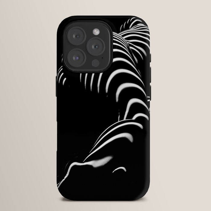 0774-AR BBW Sensual Legs Hips and Ass of a Large Woman Big Beautiful Art Nude Black and White iPhone Case