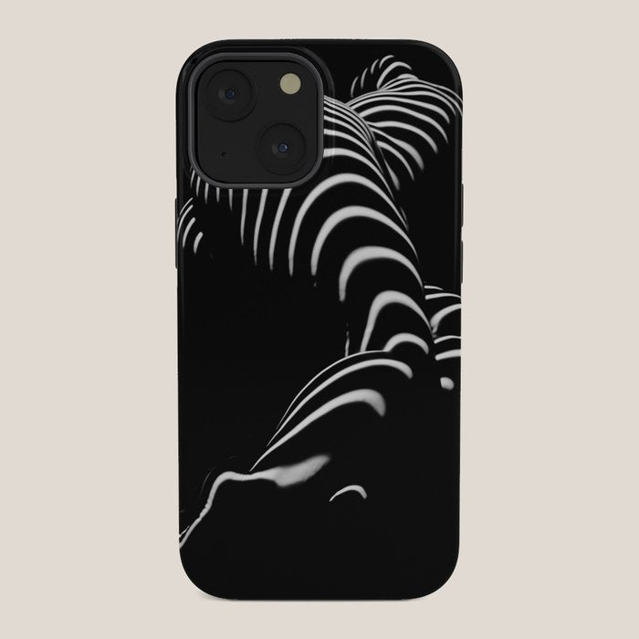 0774-AR BBW Sensual Legs Hips and Ass of a Large Woman Big Beautiful Art Nude Black and White iPhone Case