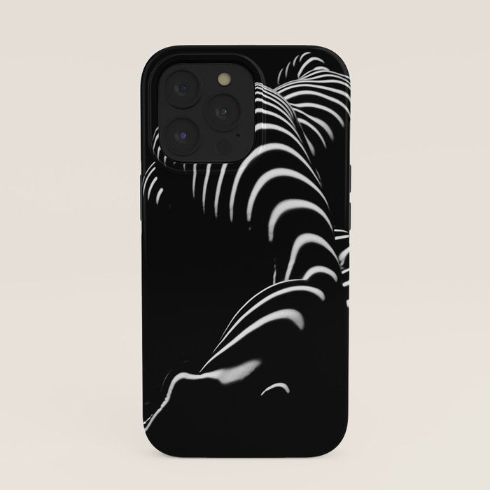 0774-AR BBW Sensual Legs Hips and Ass of a Large Woman Big Beautiful Art Nude Black and White iPhone Case