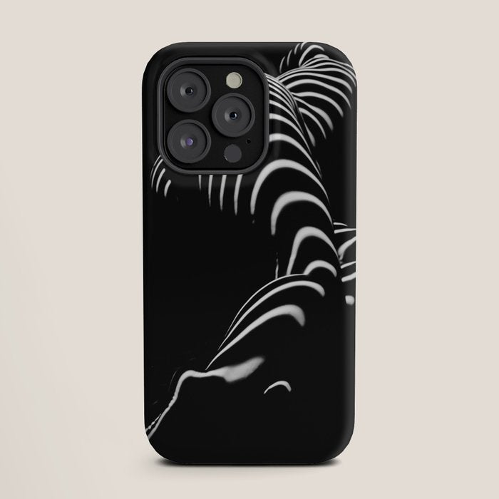0774-AR BBW Sensual Legs Hips and Ass of a Large Woman Big Beautiful Art Nude Black and White iPhone Case