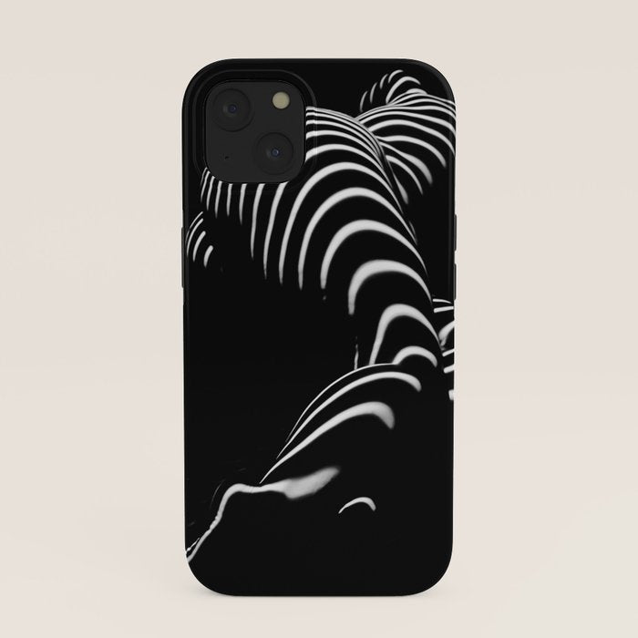 0774-AR BBW Sensual Legs Hips and Ass of a Large Woman Big Beautiful Art Nude Black and White iPhone Case
