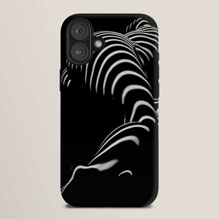 0774-AR BBW Sensual Legs Hips and Ass of a Large Woman Big Beautiful Art Nude Black and White iPhone Case