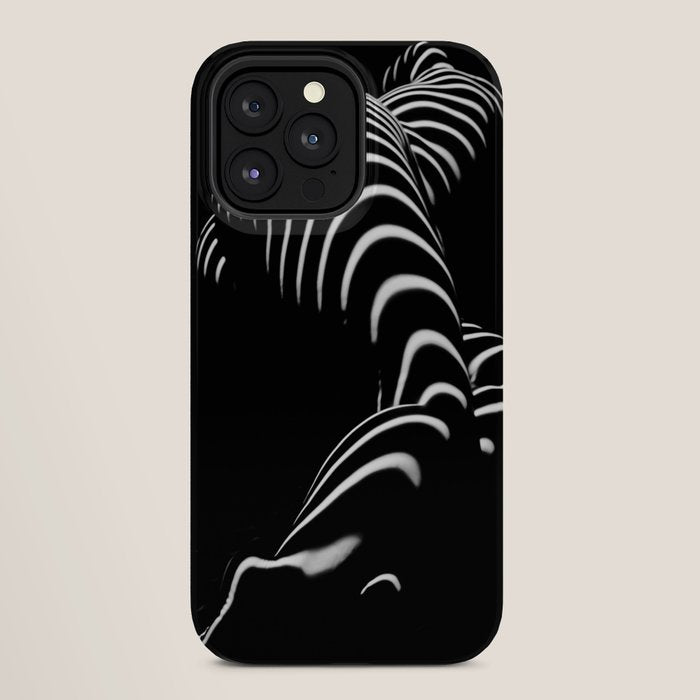 0774-AR BBW Sensual Legs Hips and Ass of a Large Woman Big Beautiful Art Nude Black and White iPhone Case