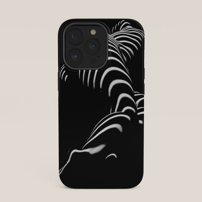 0774-AR BBW Sensual Legs Hips and Ass of a Large Woman Big Beautiful Art Nude Black and White iPhone Case