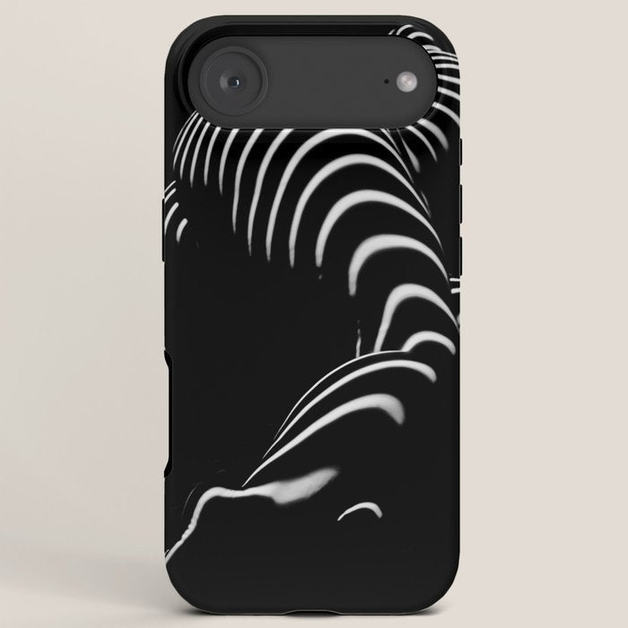 0774-AR BBW Sensual Legs Hips and Ass of a Large Woman Big Beautiful Art Nude Black and White iPhone Case