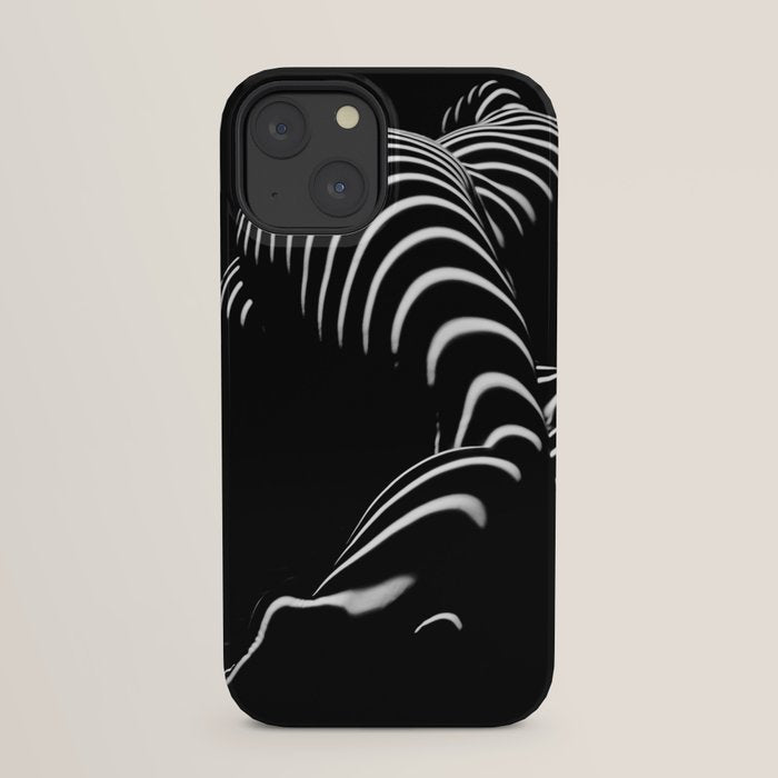 0774-AR BBW Sensual Legs Hips and Ass of a Large Woman Big Beautiful Art Nude Black and White iPhone Case