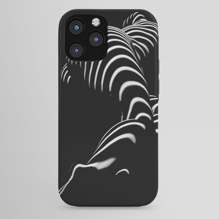 0774-AR BBW Sensual Legs Hips and Ass of a Large Woman Big Beautiful Art Nude Black and White iPhone Case