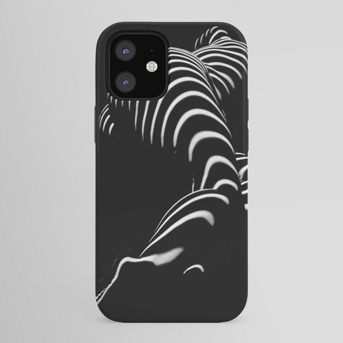 0774-AR BBW Sensual Legs Hips and Ass of a Large Woman Big Beautiful Art Nude Black and White iPhone Case