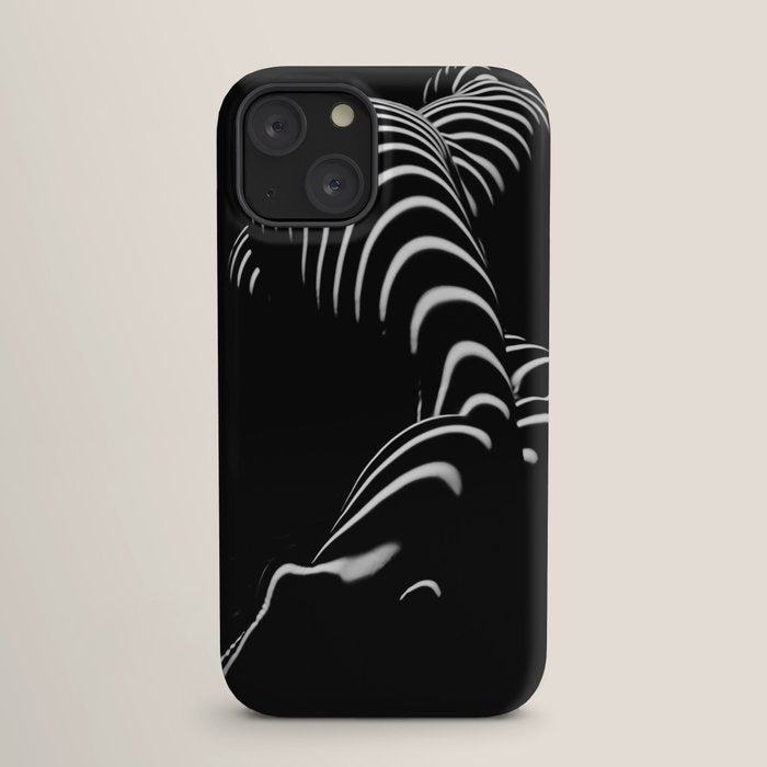 0774-AR BBW Sensual Legs Hips and Ass of a Large Woman Big Beautiful Art Nude Black and White iPhone Case