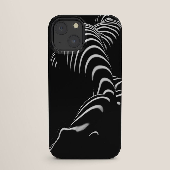 0774-AR BBW Sensual Legs Hips and Ass of a Large Woman Big Beautiful Art Nude Black and White iPhone Case