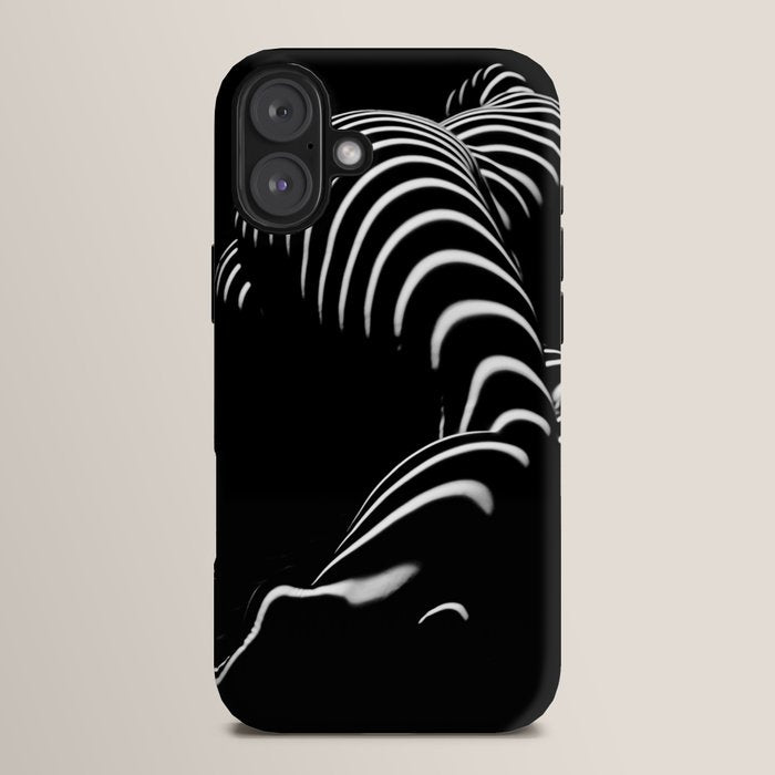 0774-AR BBW Sensual Legs Hips and Ass of a Large Woman Big Beautiful Art Nude Black and White iPhone Case