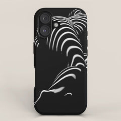 0774-AR BBW Sensual Legs Hips and Ass of a Large Woman Big Beautiful Art Nude Black and White iPhone Case