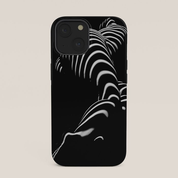 0774-AR BBW Sensual Legs Hips and Ass of a Large Woman Big Beautiful Art Nude Black and White iPhone Case