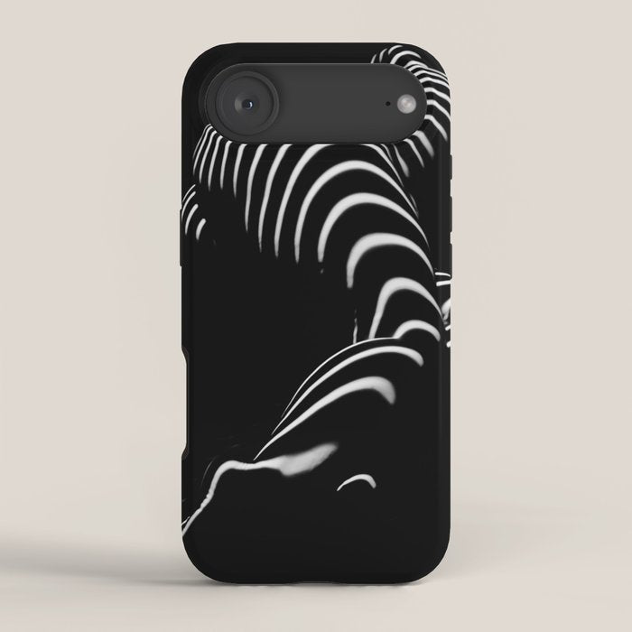 0774-AR BBW Sensual Legs Hips and Ass of a Large Woman Big Beautiful Art Nude Black and White iPhone Case