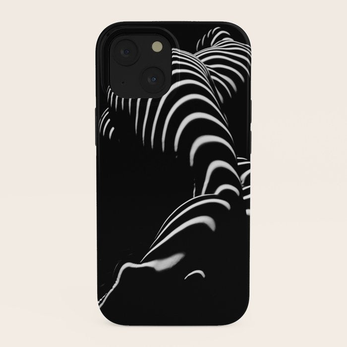 0774-AR BBW Sensual Legs Hips and Ass of a Large Woman Big Beautiful Art Nude Black and White iPhone Case