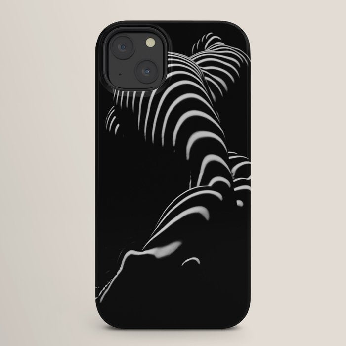 0774-AR BBW Sensual Legs Hips and Ass of a Large Woman Big Beautiful Art Nude Black and White iPhone Case