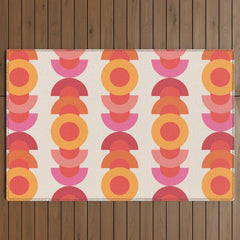 70's pattern no1 Outdoor Rug