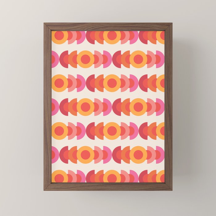 70's pattern no1 Mini Art Print