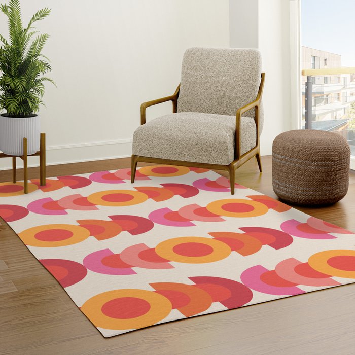 70's pattern no1 Rug