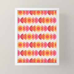70's pattern no1 Mini Art Print