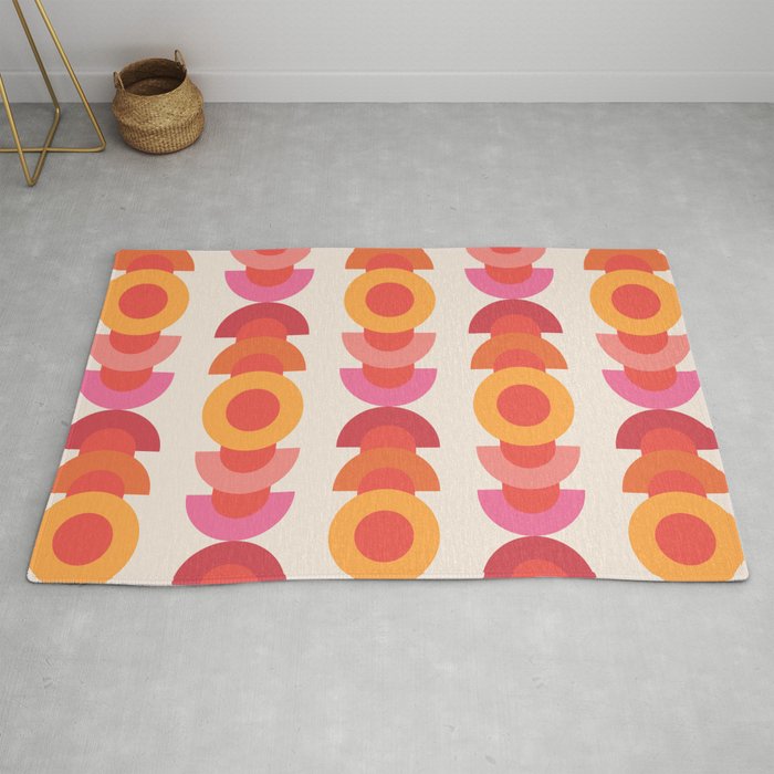 70's pattern no1 Rug