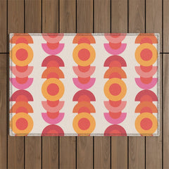 70's pattern no1 Outdoor Rug