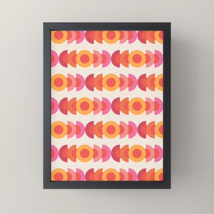 70's pattern no1 Mini Art Print