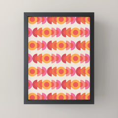 70's pattern no1 Mini Art Print