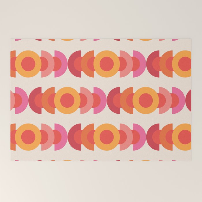 70's pattern no1 Welcome Mat