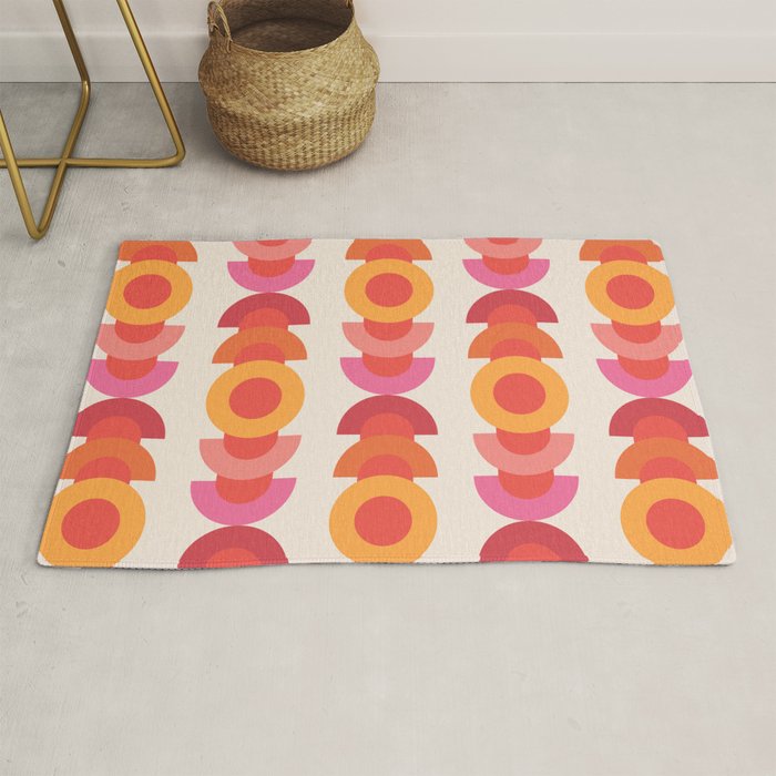 70's pattern no1 Rug