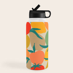 2025 RETRO FRUIT MARKET CALENDAR Water Bottle