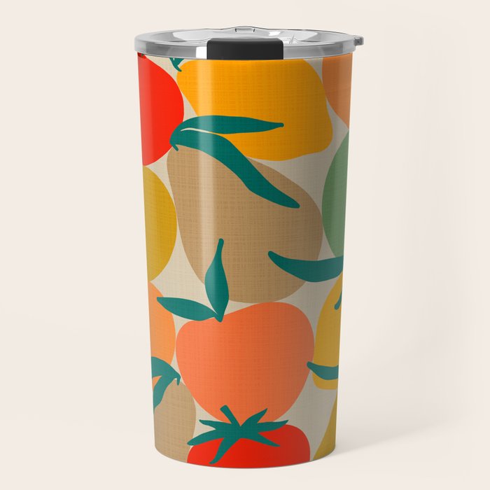 2025 RETRO FRUIT MARKET CALENDAR Travel Mug