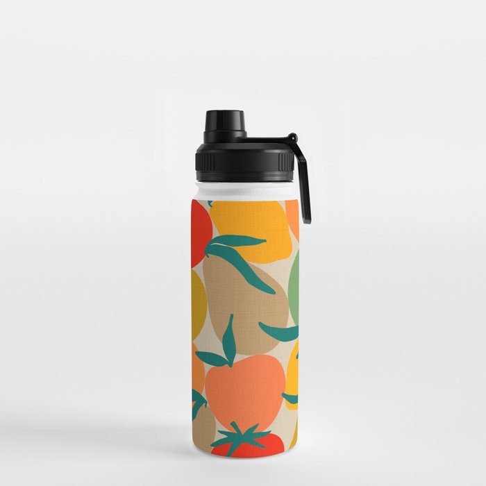 2025 RETRO FRUIT MARKET CALENDAR Water Bottle
